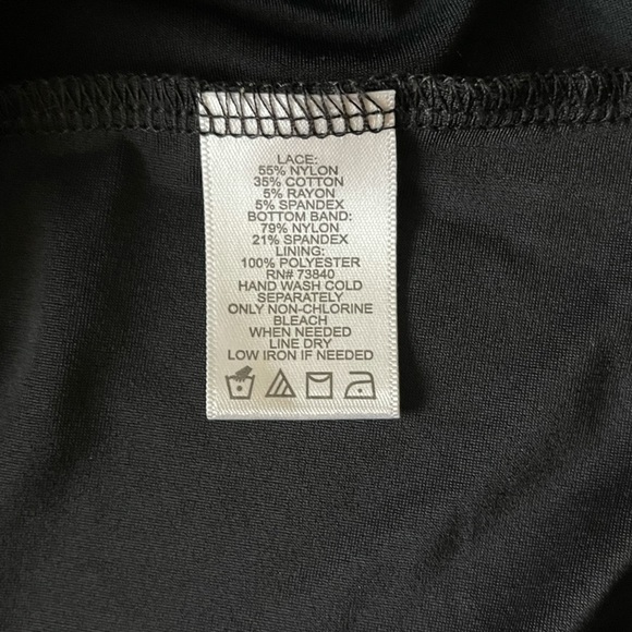 Kathleen Kirkwood black Lace Dress Tank Sz 1X - Picture 4 of 4